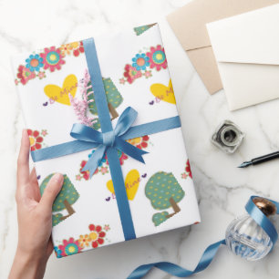 Presente Papel de enrolamento do dia de os namorados é meu