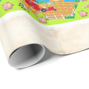 Presente Papel de enrolamento do dia de os pais