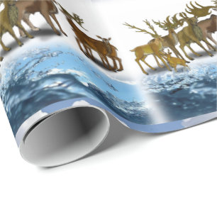 Presente Papel de enrolamento do dia de os pais