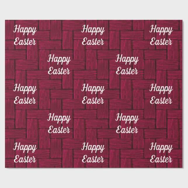 Presente Papel de enrolamento do Felz pascoa magenta (Aberto)