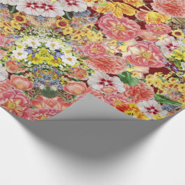 Presente Papel de enrolamento do flower Festival