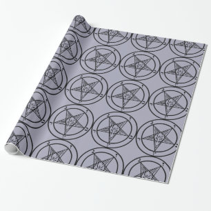 Presente Papel de enrolamento do Pentagrama do Baphomet da