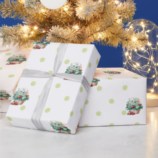 Presente Papel de enrolamento do tema da Festa de aniversár