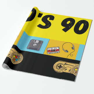 Presente Papel de enrolamento dos 90s