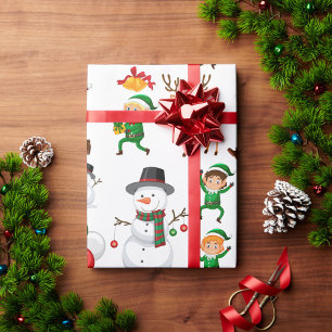 Presente Papel de enrolamento dos balões de Natal