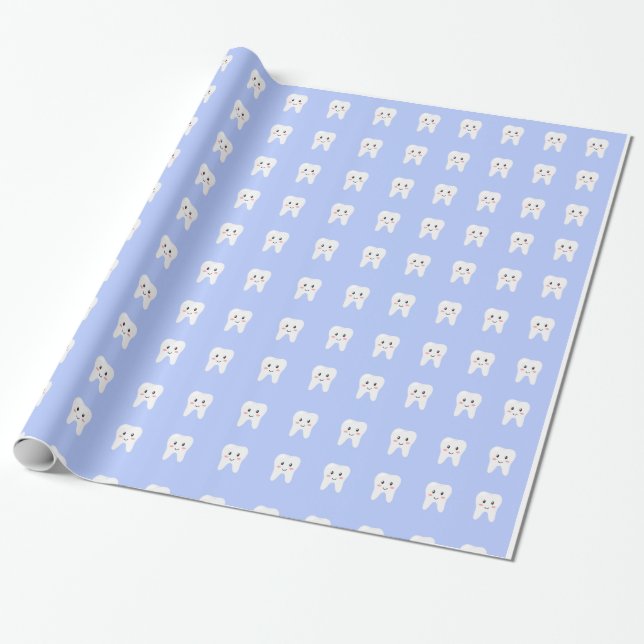 Presente Papel de enrolamento dos dentes (Desenrolado)