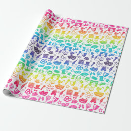 Presente Papel de enrolamento dos ícones do telhado