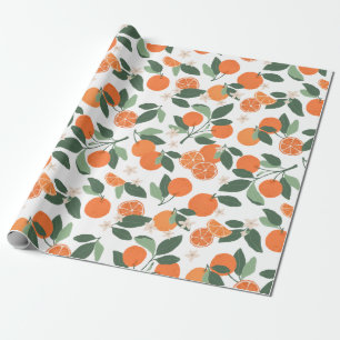 Presente Papel de enrolamento Elegante de citrinos de laran