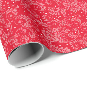 Presente Papel de enrolamento Elegante Floral (cor personal