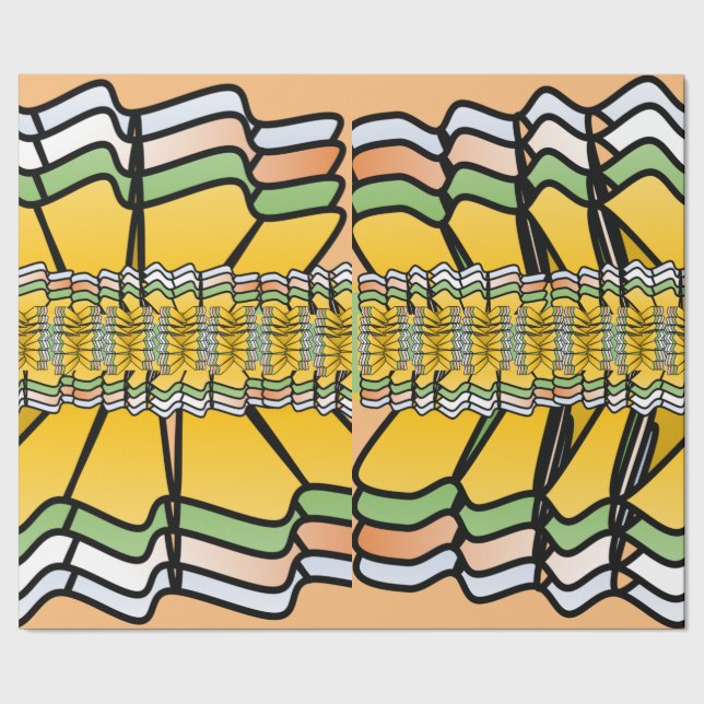 Presente Papel de enrolamento em Abstrato curva (Barra)