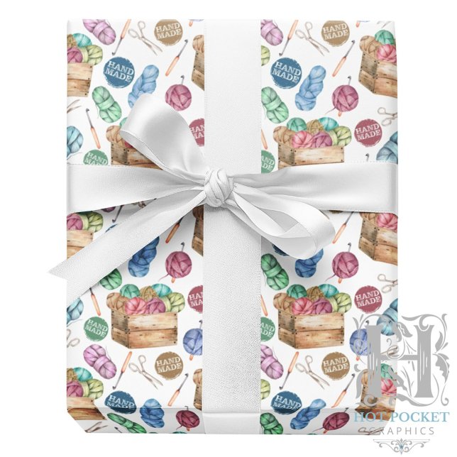 Presente Papel de enrolamento em crochê (Criador carregado)