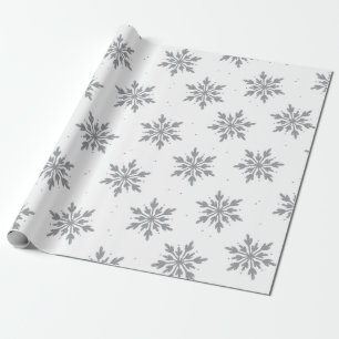 Presente Papel de enrolamento em flocos de neve