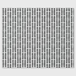 Presente Papel de enrolamento em forma de Abstrato preto e 