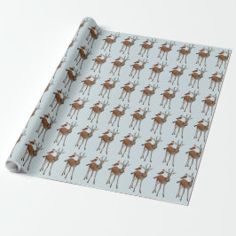 Presente Papel de enrolamento FESTIVE ANTELOPE & OWL