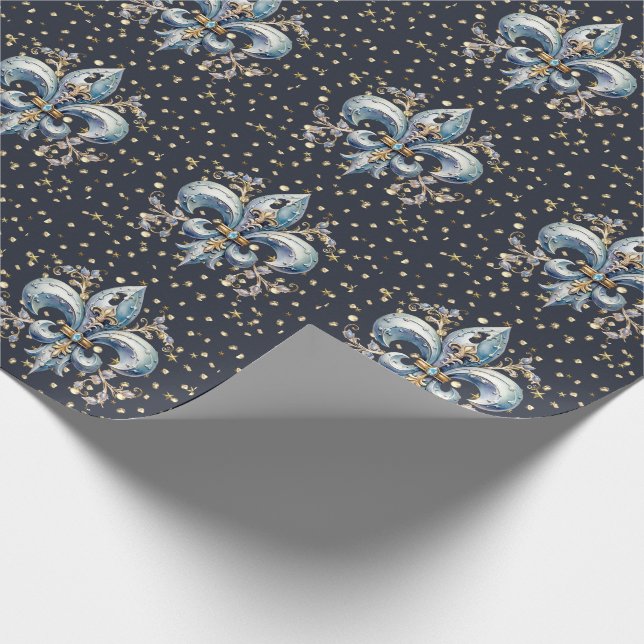 Presente Papel de enrolamento Fleur de Lys (Ponta)