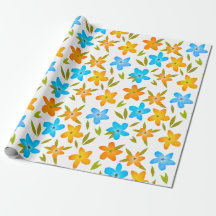 Papel de enrolamento floral