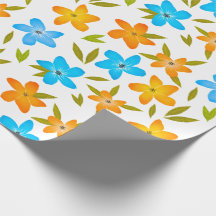 Papel de enrolamento floral