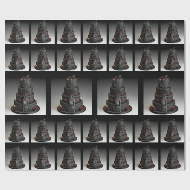 Presente Papel de enrolamento gótico (Aberto)