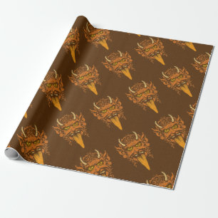 Presente Papel de enrolamento Krampus