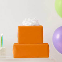 Presente Papel de enrolamento laranja
