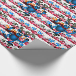 Presente Papel de enrolamento Natal