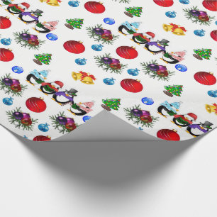 Presente Papel de enrolamento Natal