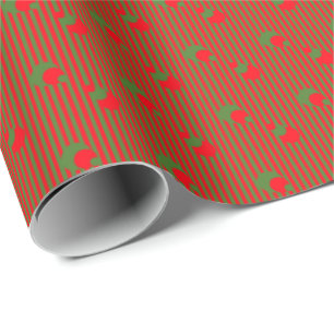 Presente Papel de enrolamento nos círculos do Festival