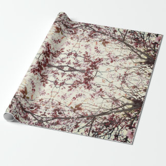 Presente Papel de enrolamento Papel Rolado Flor de Cereja D