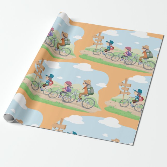 Presente Papel de enrolamento para ciclismo em excelente no (Desenrolado)