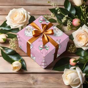 Presente Papel de enrolamento para Piscar os olhos de Santa