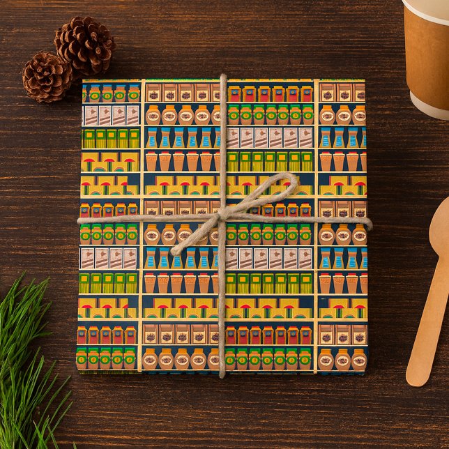 Presente Papel de enrolamento para prateleiras de supermerc (Criador carregado)