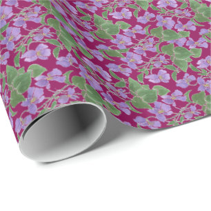 Presente Papel de enrolamento personalizado bonito para vio