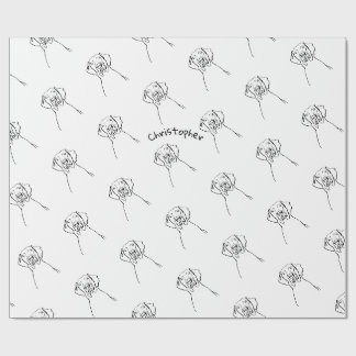 Presente Papel de enrolamento personalizado do Weimaraner