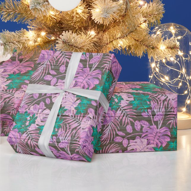 Presente Papel de enrolamento popular moderno de madeira fl (Feriados)