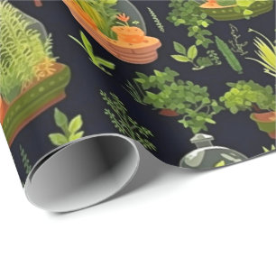 Presente Papel de enrolamento por Decoupage do Terrarium Vi