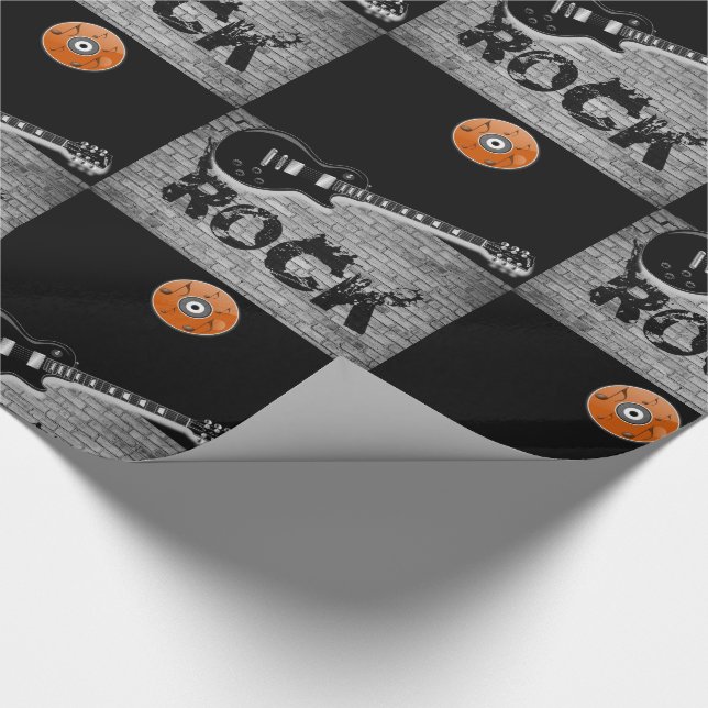 Presente Papel de enrolamento Rock Music (Ponta)