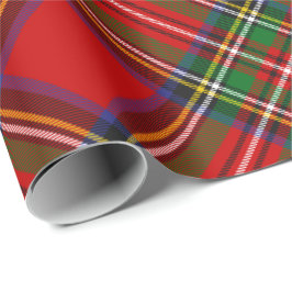 Presente Papel de enrolamento rotativo de Stewart Tartan