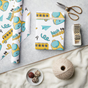 Presente Papel de enrolamento sem costura na escola: Número