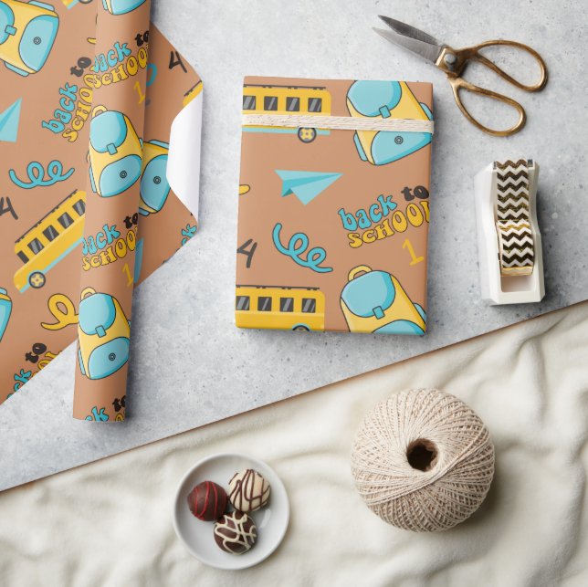 Presente Papel de enrolamento sem costura para as escolas d (Artesanato)