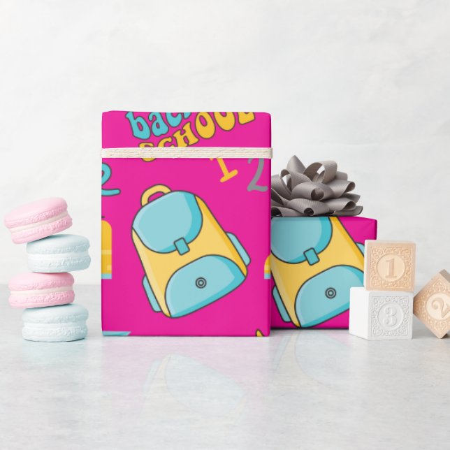 Presente Papel de enrolamento sem costura para as escolas d (Chá de bebê)