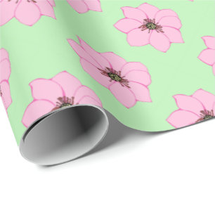 Presente Papel de enrolamento surpresa rosa