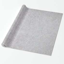 Presente Papel de enrolamento texturizado em cinza