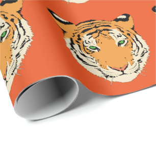 Presente Papel de enrolamento Tiger