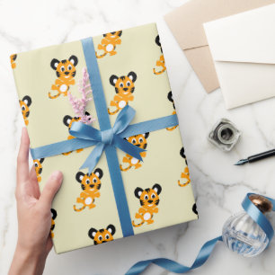 Presente Papel de enrolamento Tiger