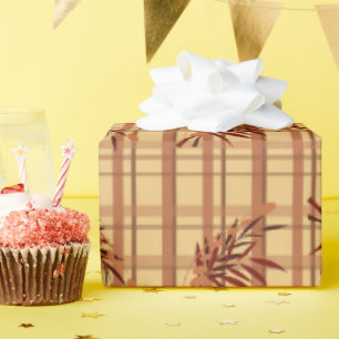 Presente Papel de enrolamento - Tons de queda Bambus dispar