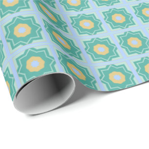 Presente Papel de enrolamento verde pálido