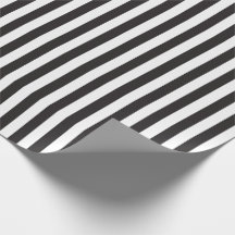 Papel de enrolamento Vintage Black White Stripes