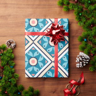 Presente Papel de enrolamento Xmas Square 30"x15"