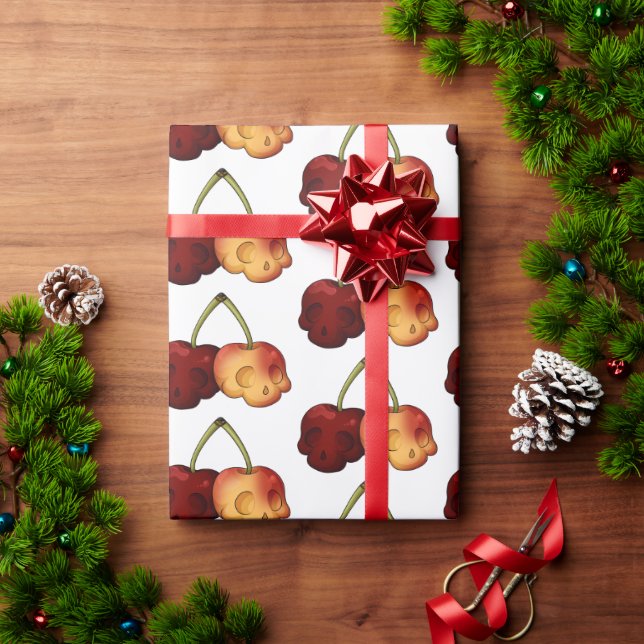 Presente Papel de enrolar cerejeira muito doce (Presente de Natal)