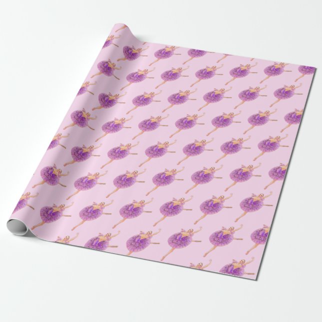 Presente Papel de enrolar para fadas de alcachuz Balé Sugar (Desenrolado)
